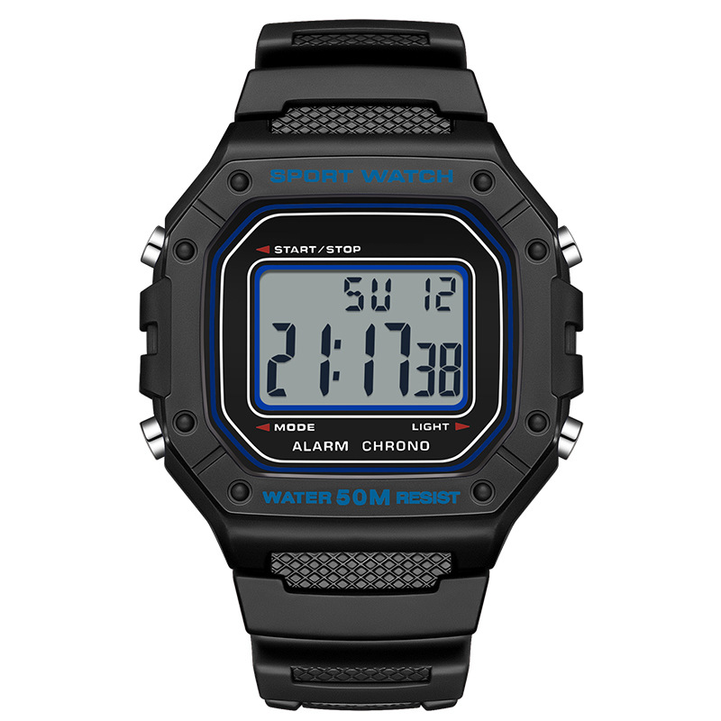 ⌚ NU 50% KORTING! 🌊 Digitaal sporthorloge – waterdicht tot 50 meter, verlicht LED-display en robuust ontwerp 🏔️