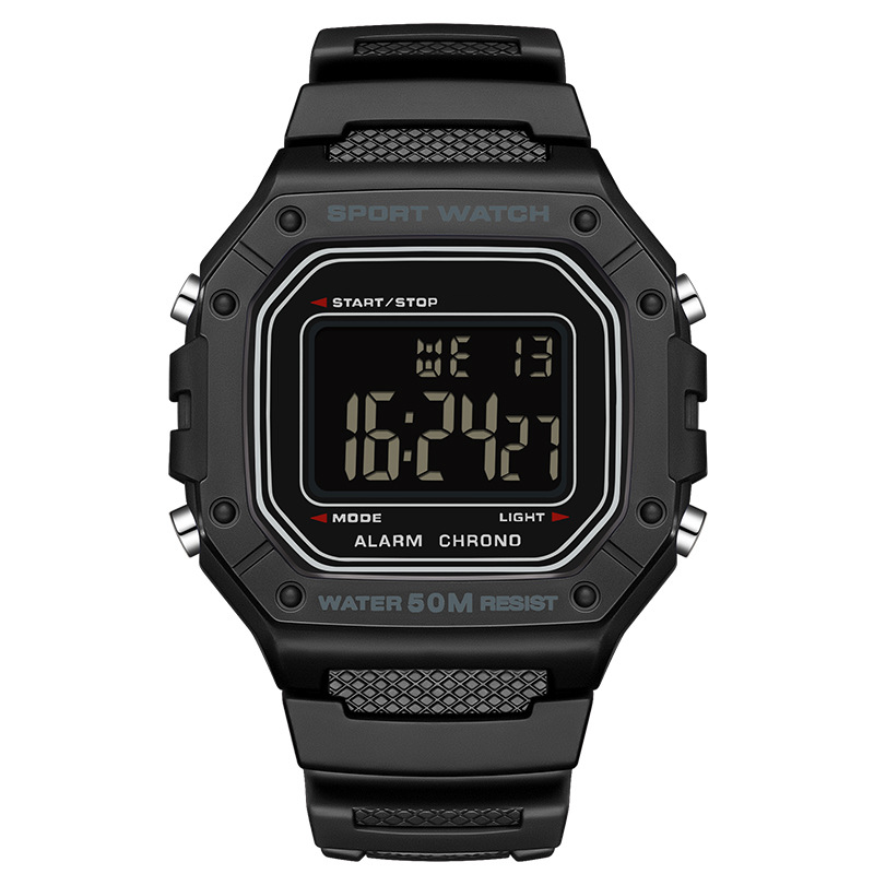 ⌚ NU 50% KORTING! 🌊 Digitaal sporthorloge – waterdicht tot 50 meter, verlicht LED-display en robuust ontwerp 🏔️