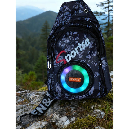 Draagbare tas voor Bluetooth-luidsprekers met LED-verlichting