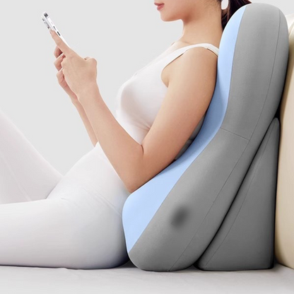 🛏️ Ergonomisch leeskussen met rugsteun en armleuningen – ondersteuning van traagschuim voor bed en bank, verlicht rugpijn tijdens het lezen, tv-kijken en gamen ✨