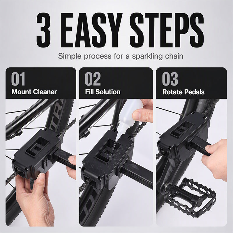 🚴Deep Clean Chain Washer – Professionele en snelle reiniging voor mountainbikes, racefietsen en elektrische fietsen 🔧