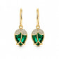 ✨ Elegante C-vormige oorringen met rozenknopjes