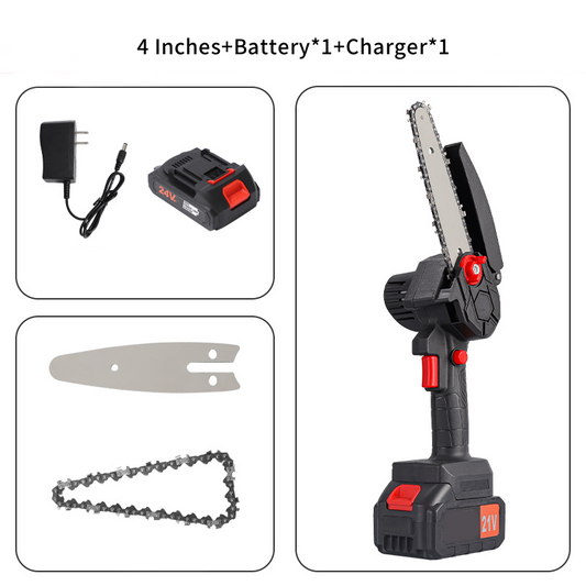 ⚙ Ergonomische mini-elektrische zaag met veiligheidsslot