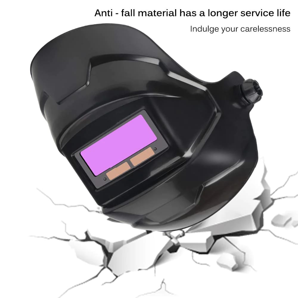 👨‍🏭💥 50% KORTING! Stop met het knijpen met je ogen bij elke vonk! Dit automatisch verduisterende masker schakelt razendsnel, blokkeert UV en infrarood, en beschermt je gezicht als een tank.