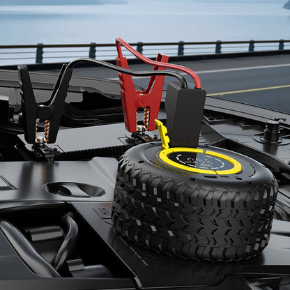 🚗 2-in-1 auto-startapparaat en bandenpomp
