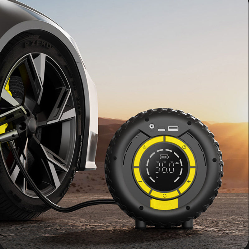 🚗 2-in-1 auto-startapparaat en bandenpomp