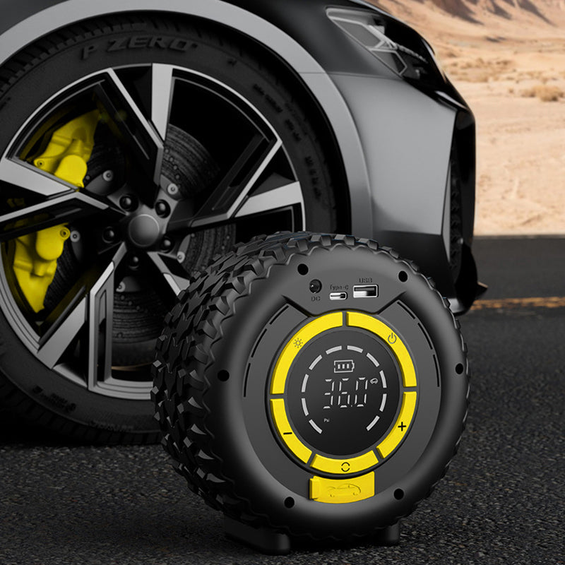 🚗 2-in-1 auto-startapparaat en bandenpomp