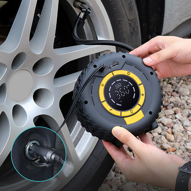 🚗 2-in-1 auto-startapparaat en bandenpomp