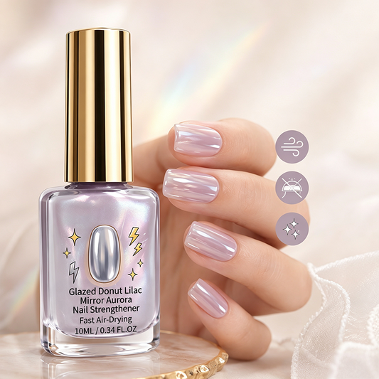 💜 Lilac Mirror nagelversterker – Glanzend, veganistisch, versterkt ✅