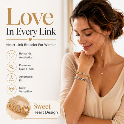 ✨ Elegante armband met glinsterend hartje voor dames