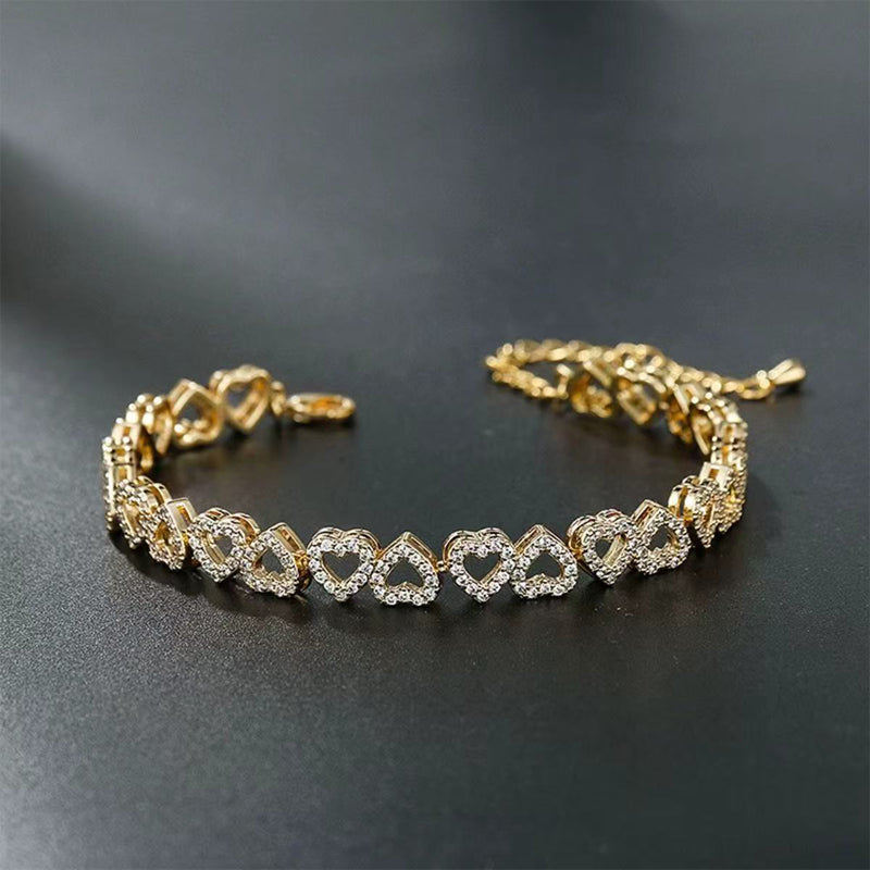 ✨ Elegante armband met glinsterend hartje voor dames