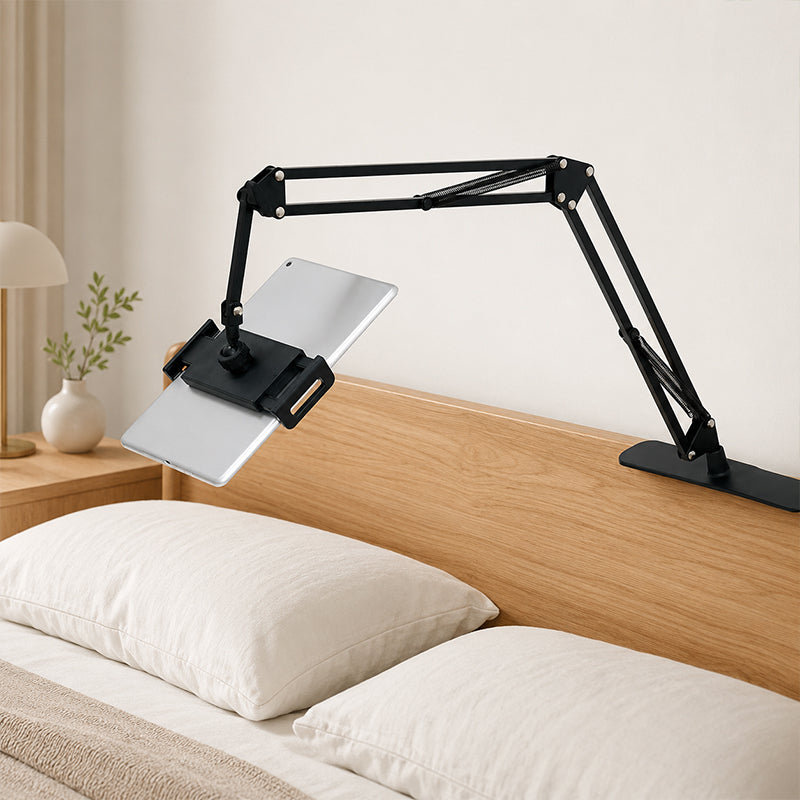 🛏️Houder voor mobiele telefoons en tablets op bed — Zeg vaarwel tegen nekpijn, geniet van comfort en vrijheid