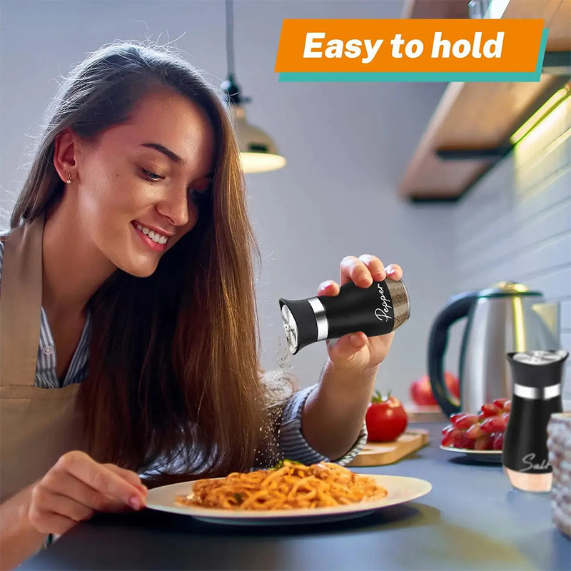 🐧 Zout- en peperstel in de vorm van pinguïns – 304 roestvrij staal, deksel voor nauwkeurig doseren – Schattig en functioneel! ✨