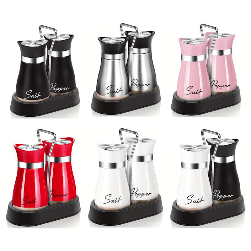 🐧 Zout- en peperstel in de vorm van pinguïns – 304 roestvrij staal, deksel voor nauwkeurig doseren – Schattig en functioneel! ✨