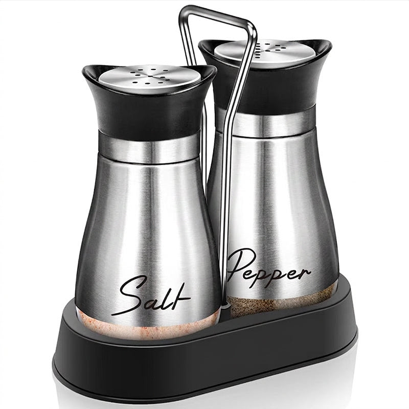 🐧 Zout- en peperstel in de vorm van pinguïns – 304 roestvrij staal, deksel voor nauwkeurig doseren – Schattig en functioneel! ✨