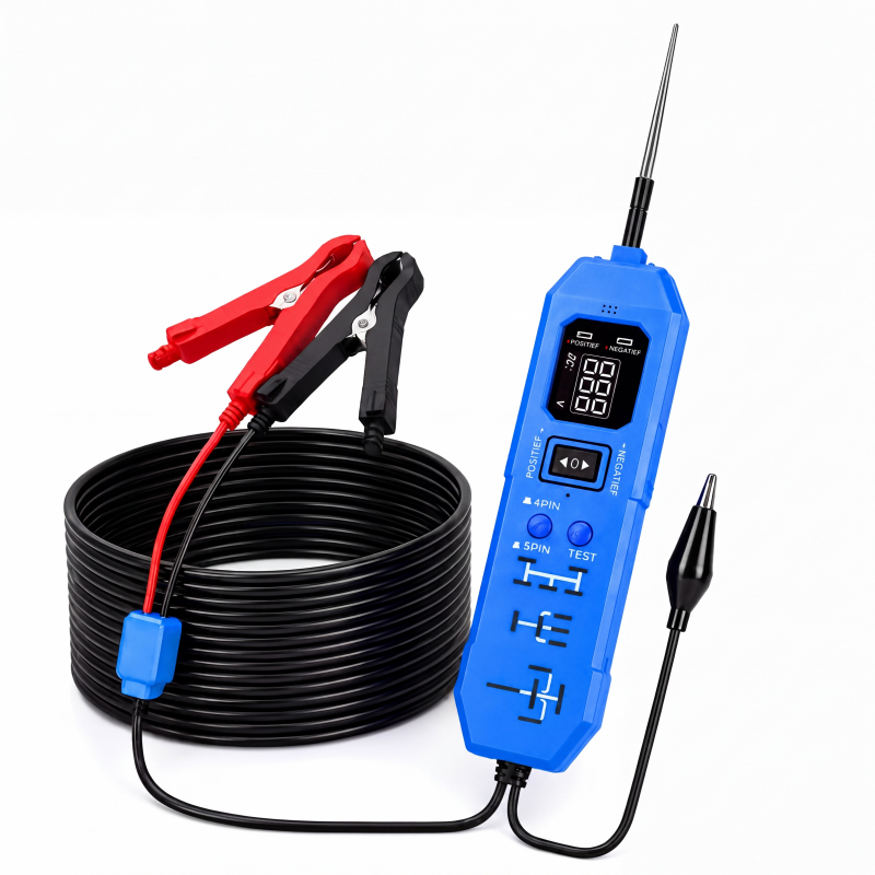🔌 2-in-1 Tester voor autostroomcircuits en relais – met digitaal display ✨