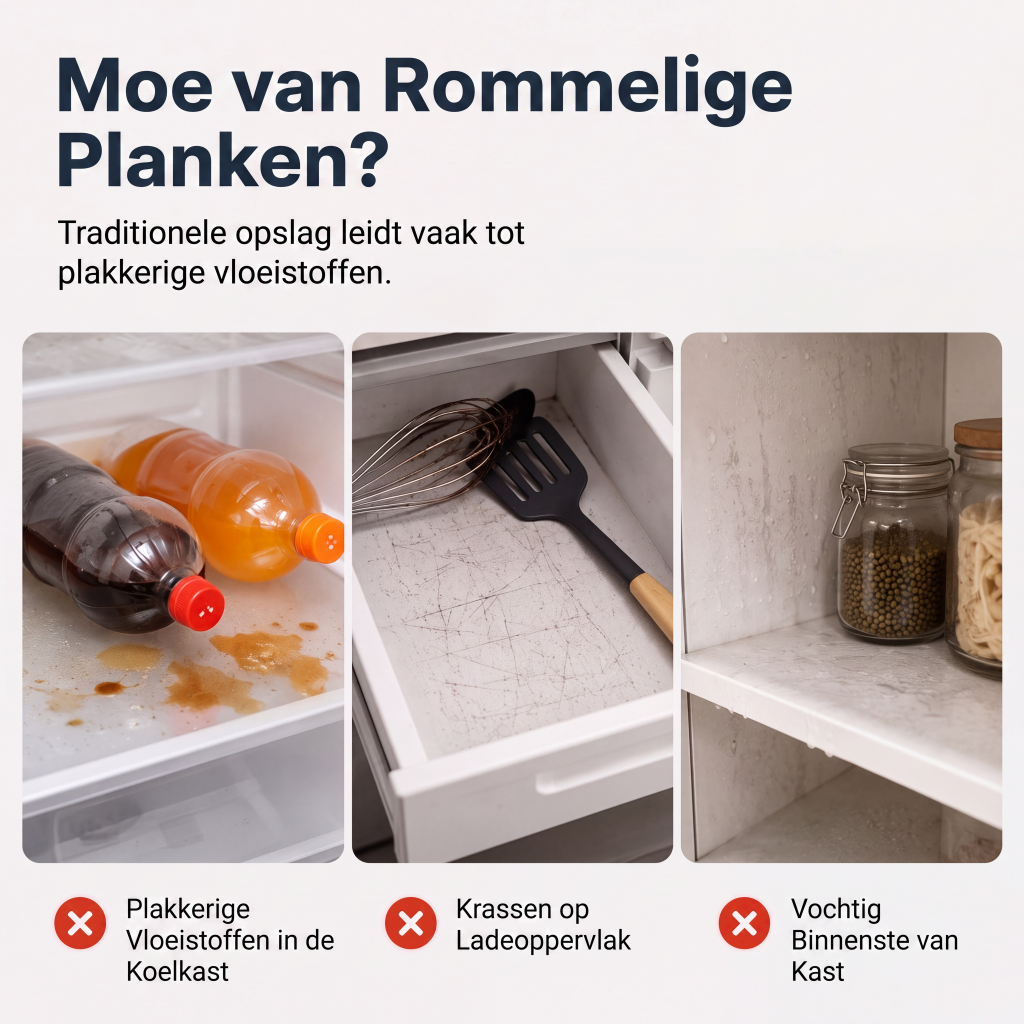 Waterdichte koelkastplankmatten
