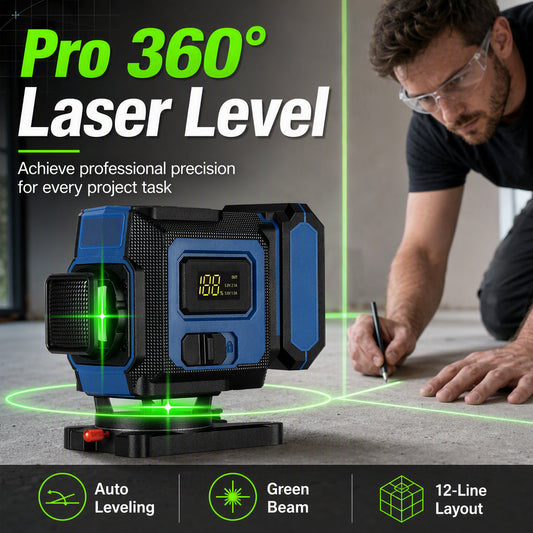 🧰Zelfnivellerende groene laserwaterpas