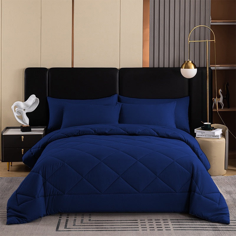 🔥🛏️ 50% KORTING! Van zweterige nachten naar droomcomfort – dit 3-delige gewatteerde dekbedset met 2 kussenslopen blijft luchtig, zacht en warm, seizoen na seizoen!