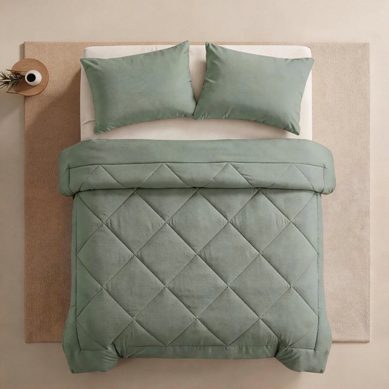 🔥🛏️ 50% KORTING! Van zweterige nachten naar droomcomfort – dit 3-delige gewatteerde dekbedset met 2 kussenslopen blijft luchtig, zacht en warm, seizoen na seizoen!