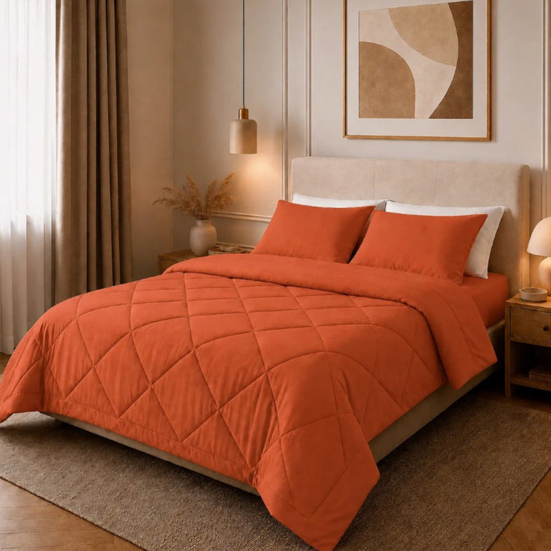 🔥🛏️ 50% KORTING! Van zweterige nachten naar droomcomfort – dit 3-delige gewatteerde dekbedset met 2 kussenslopen blijft luchtig, zacht en warm, seizoen na seizoen!