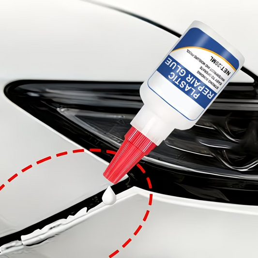 🛡️🚗 50% KORTING! Nooit meer dure garage voor een gebarsten bumper! Deze sterke reparatielijm is waterdicht, hittebestendig en droogt transparant op – precies aanbrengen met fijne tuit. Binnen minuten weer stevig!