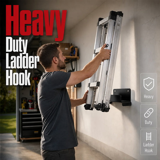 ⚙️ Stevige wandhaak voor ladders – Stevig, weerbestendig, ruimtebesparend ✨