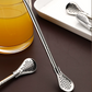 💥1 kopen, 1 gratis🔥 2-in-1 roestvrijstalen rietje-lepel – gemakkelijk roeren, drinken en filteren ✨