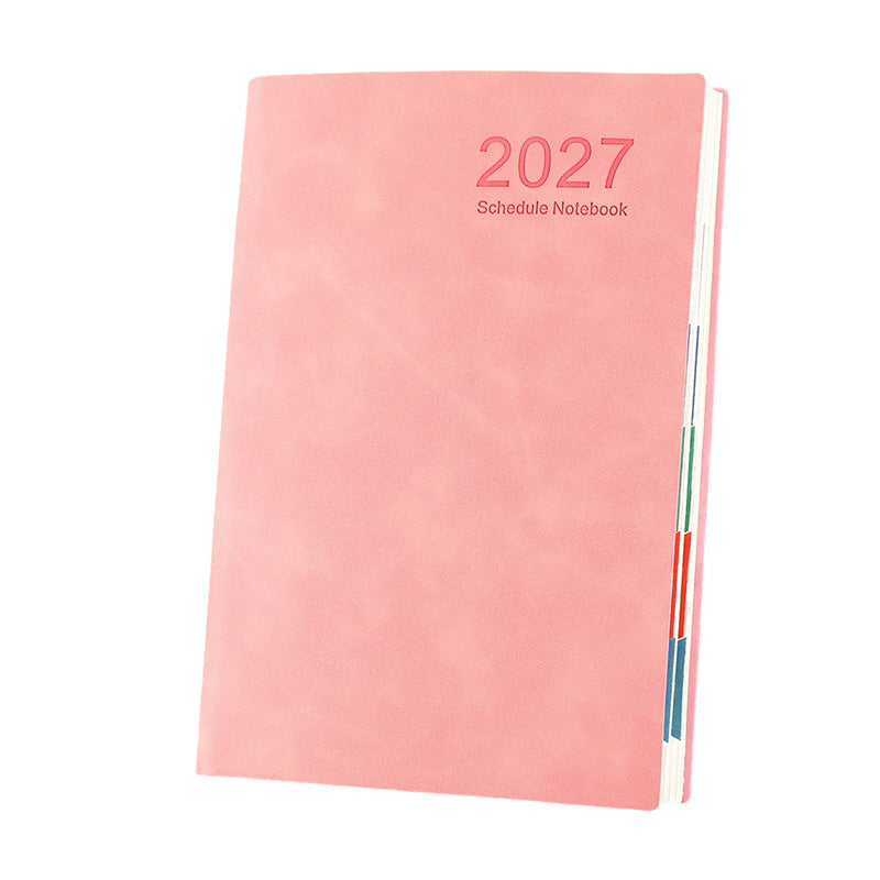 📖 2027 Minimalistische Agenda & Notitieboek | Overzichtelijk Plannen, Notities Maken & Ideeën Bewaren