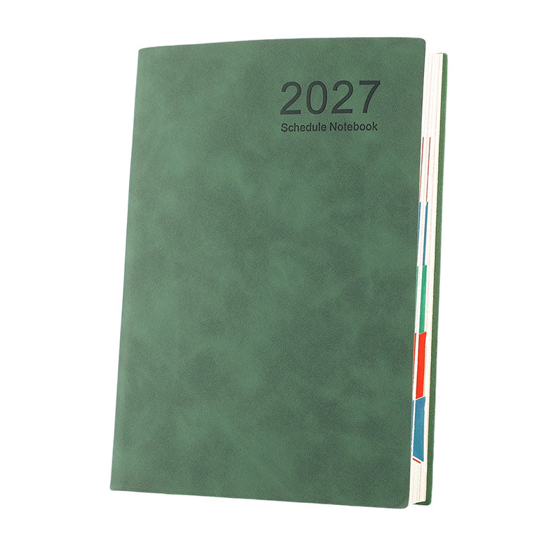 📖 2027 Minimalistische Agenda & Notitieboek | Overzichtelijk Plannen, Notities Maken & Ideeën Bewaren