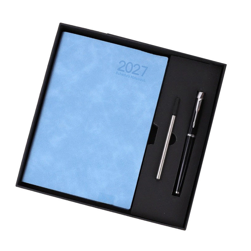 📖 2027 Minimalistische Agenda & Notitieboek | Overzichtelijk Plannen, Notities Maken & Ideeën Bewaren