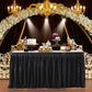 💥 Geplooide tafelrok voor evenementen – Elegante en eenvoudige tafeldecoratie ✨