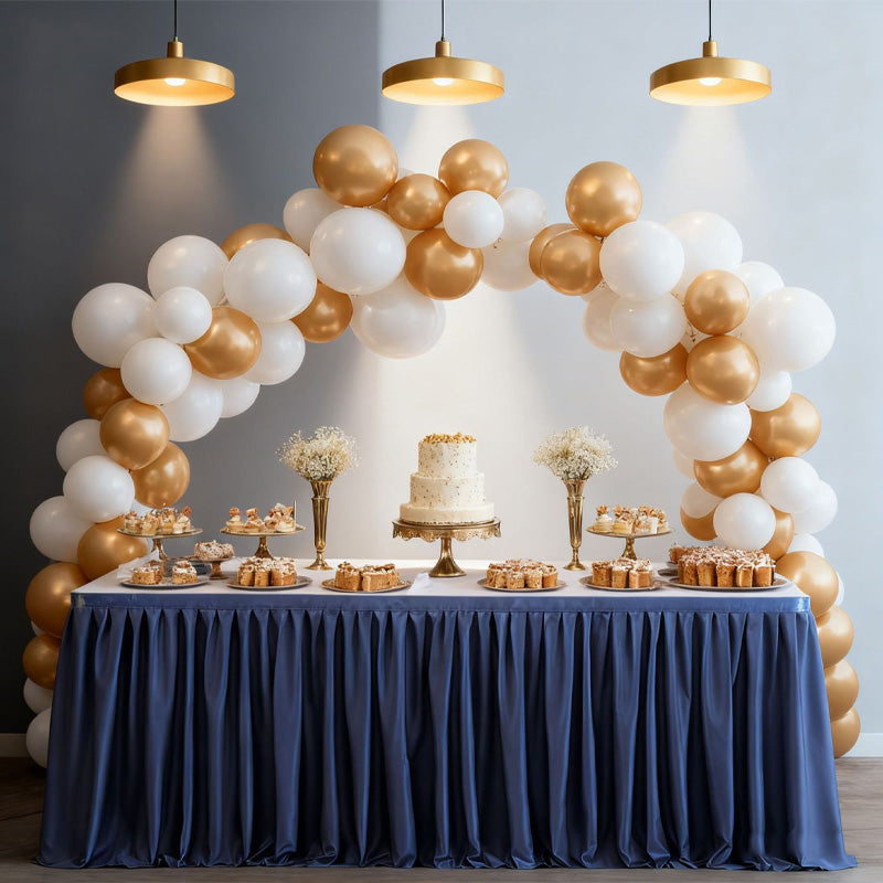 💥 Geplooide tafelrok voor evenementen – Elegante en eenvoudige tafeldecoratie ✨