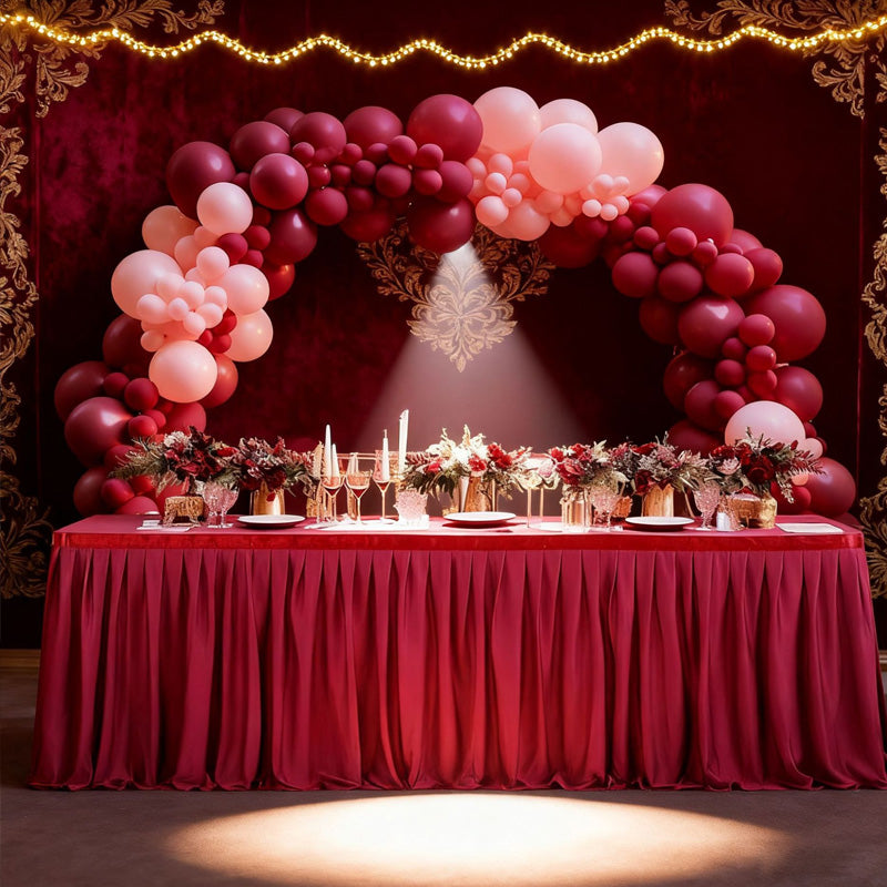 💥 Geplooide tafelrok voor evenementen – Elegante en eenvoudige tafeldecoratie ✨