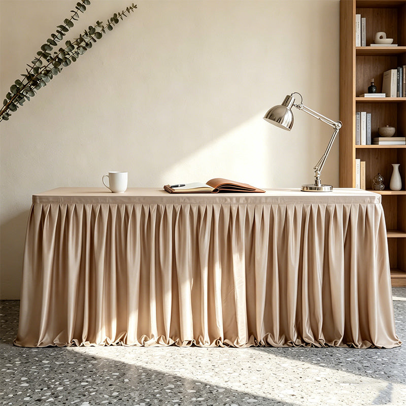 💥 Geplooide tafelrok voor evenementen – Elegante en eenvoudige tafeldecoratie ✨