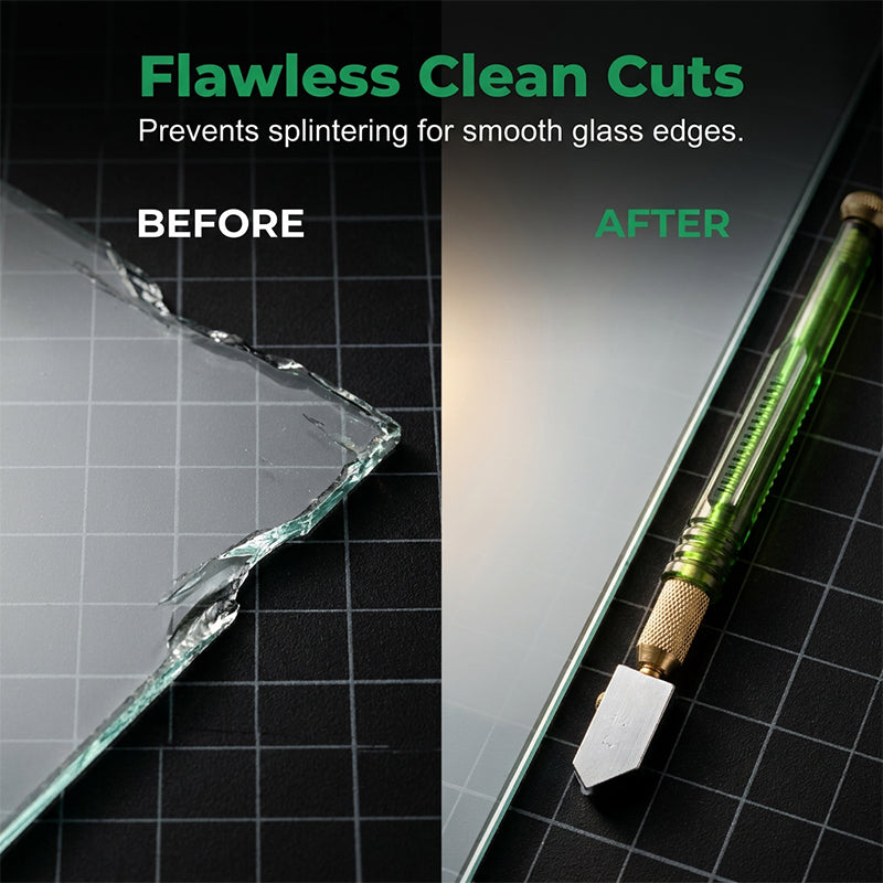 💎Professionele diamantglasbreker – Wieltje van gehard legering & ergonomische handgreep voor zuivere sneden in glas en tegels ✨