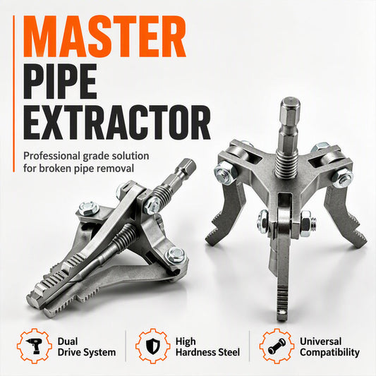 🔥1 kopen, 1 gratis🛠️Universele 3-klauwige breekpijp-extractor voor handboormachines