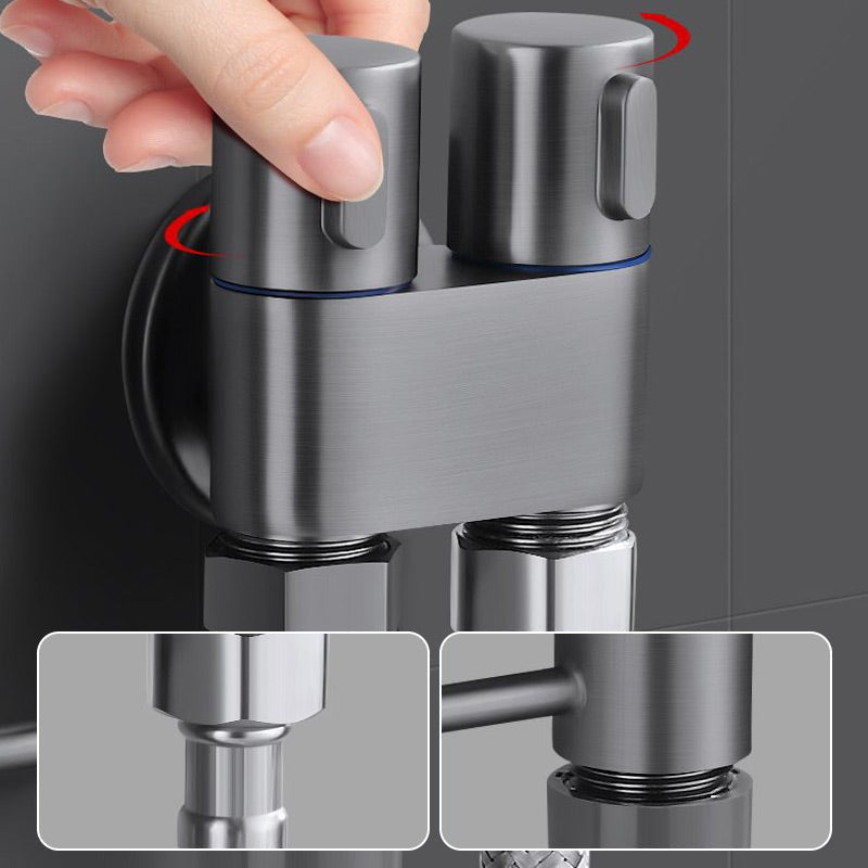🚿🚽 Dubbele bedieningsklep & bidet – Complete & eenvoudig te installeren set ✨