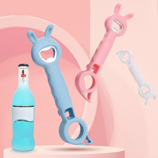 🔥1 kopen, 1 gratis✋ 4-in-1 Flessen- & Doppenopener – Compacte Multi-Opener met Extra Grip🧴