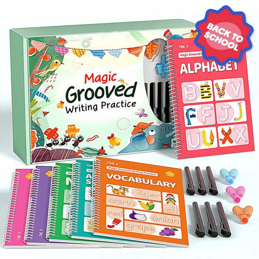 🎨Magic Grooved Copybook-schrijfoefeningsset