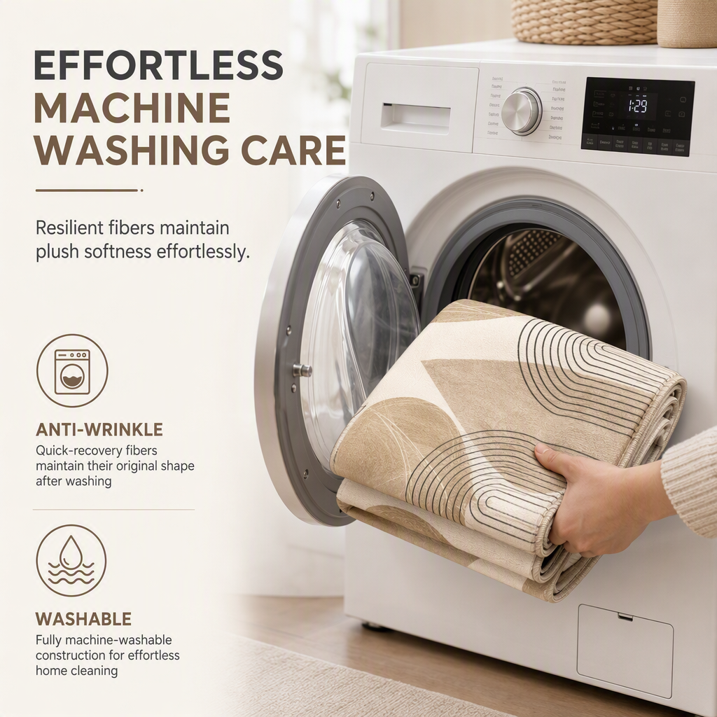 🛁 50% KORTING! ✨ Badmat in Scandinavische stijl van imitatiekasjmier – ultrazachte microvezel met hoge dichtheid, directe droogabsorptie en versterkte randen – luxueus comfort voor je badkamer 🚿