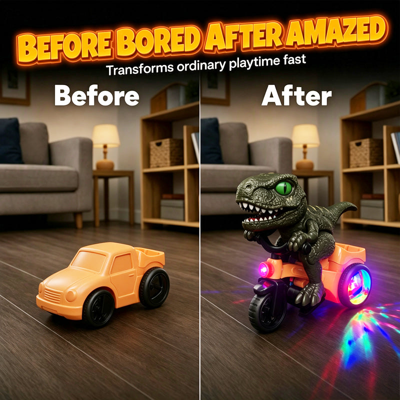 🦖🏍️Elektrische dinosaurus-driewieler voor peuters