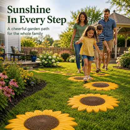 ✨🌻 Maak je tuin onvergetelijk met deze herbruikbare zonnebloem mal – elke steen wordt een uniek, kleurrijk pronkstuk.