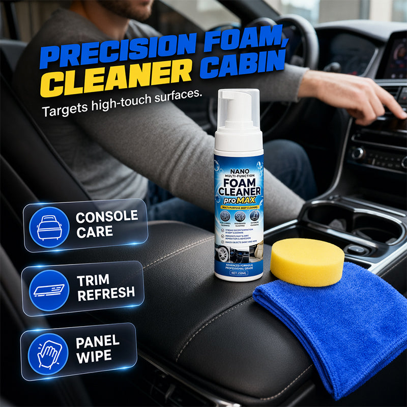 🧼 Multifunctionele Schuimreiniger Voor Autointerieur, Leer En Vinyl