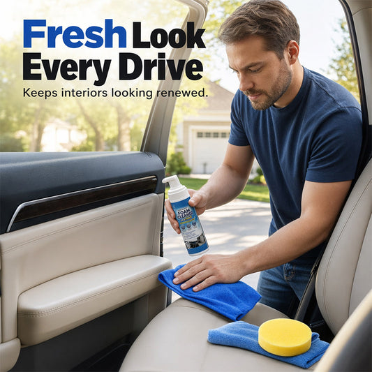 🧼 Multifunctionele Schuimreiniger Voor Autointerieur, Leer En Vinyl