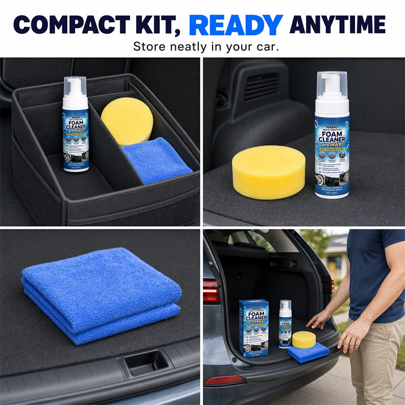 🧼 Multifunctionele Schuimreiniger Voor Autointerieur, Leer En Vinyl