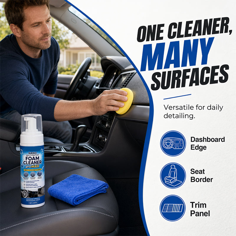 🧼 Multifunctionele Schuimreiniger Voor Autointerieur, Leer En Vinyl