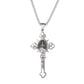 🙏Herenketting met vintage kruisje van roestvrij staal
