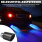 🔥Universele LED-uitlaatpijp voor auto's