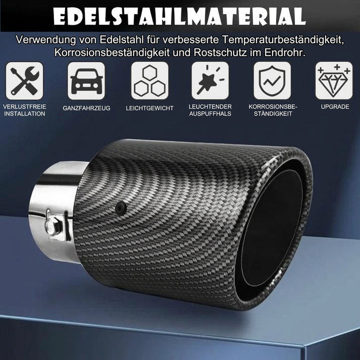 🔥Universele LED-uitlaatpijp voor auto's